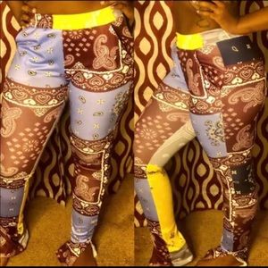 Bandana Stacked Tights (BRAND NEW)